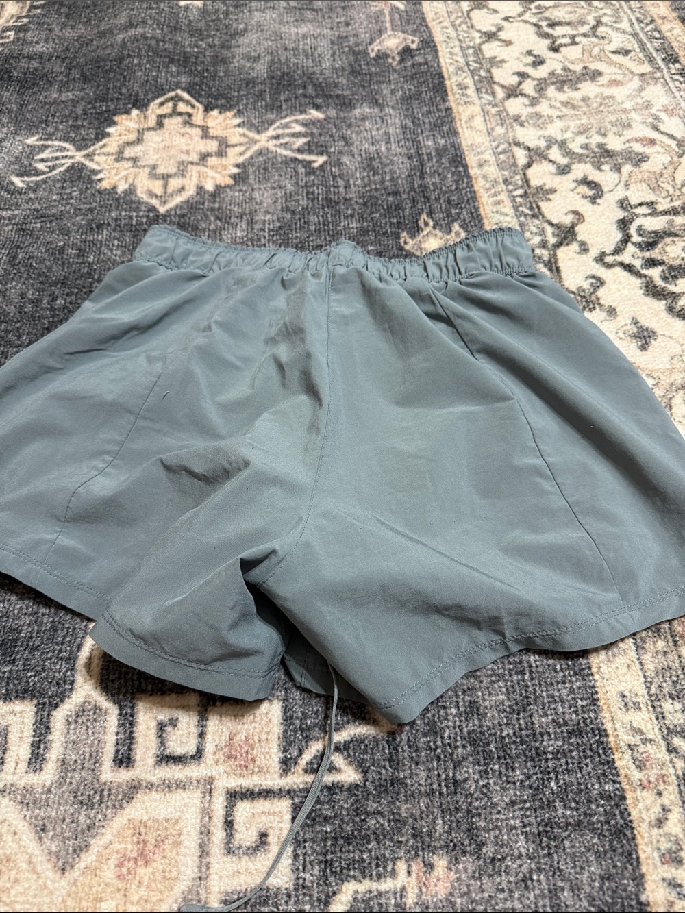 Nike Women's Running Shorts Duo - Coral and Light Gray - Picture 5 of 6